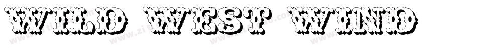 Wild West Wind字体转换